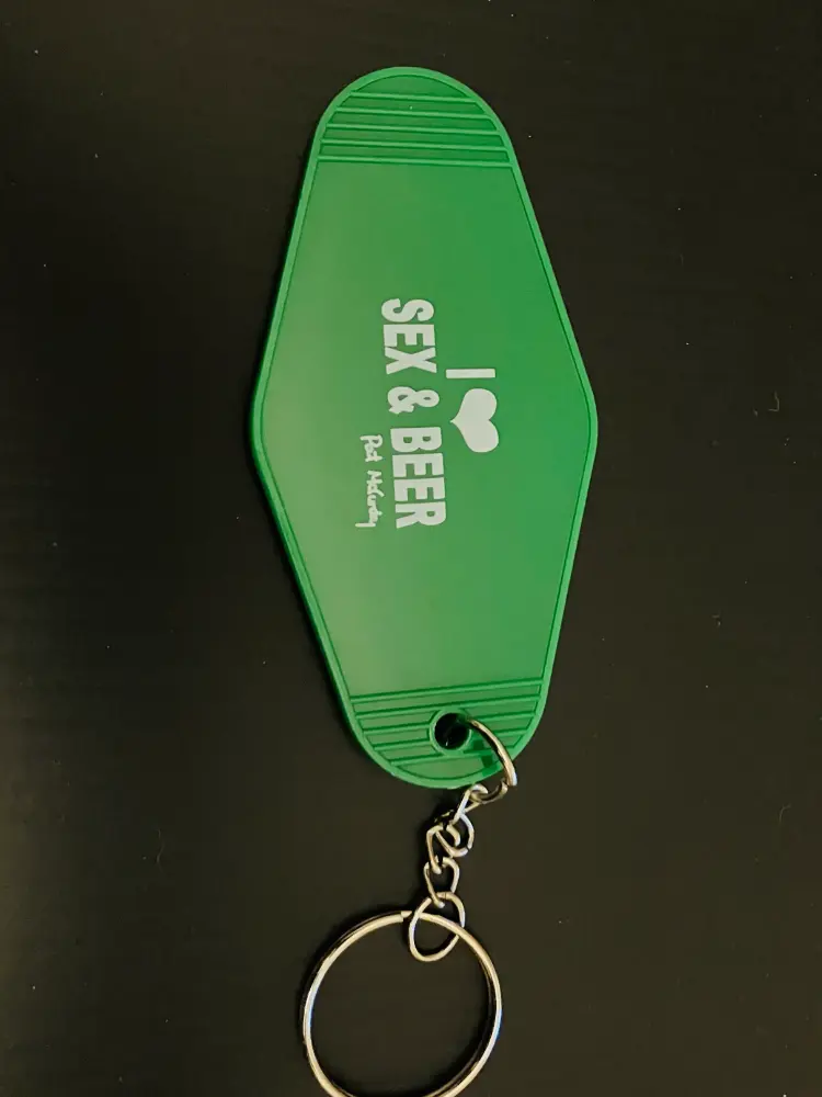 I Heart Sex & Beer Keychain
